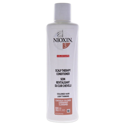Nioxin System 3 Scalp Therapy Conditioner for Unisex - 10.1 oz Conditioner