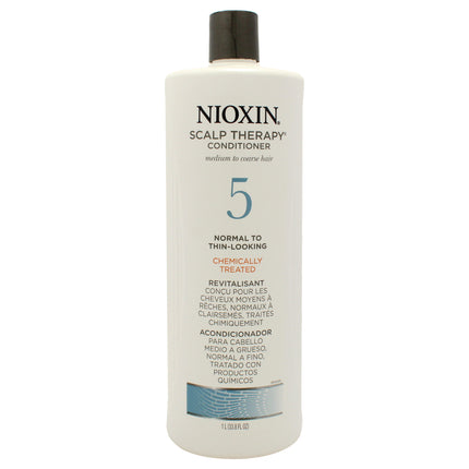Nioxin System 5 Scalp Therapy Conditioner - 33.8 oz, Unisex Conditioner for Hair Loss Treatment