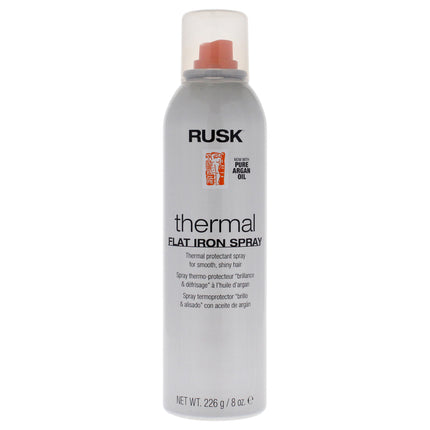 Rusk Thermal Flat Iron Spray - 8.8 oz Hair Spray for Unisex