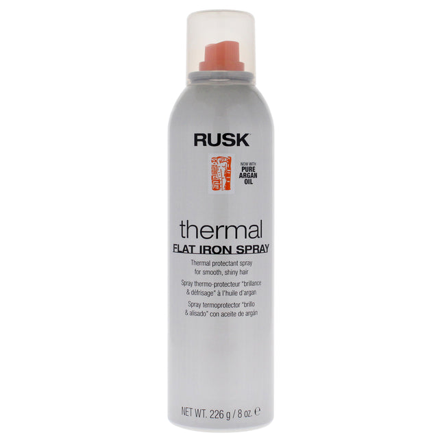 Rusk Thermal Flat Iron Spray - 8.8 oz Hair Spray for Unisex