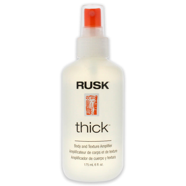 Rusk Thick Body and Texture Amplifier 6 oz Hair Spray: Enhance Volume and Texture for All Hair Types