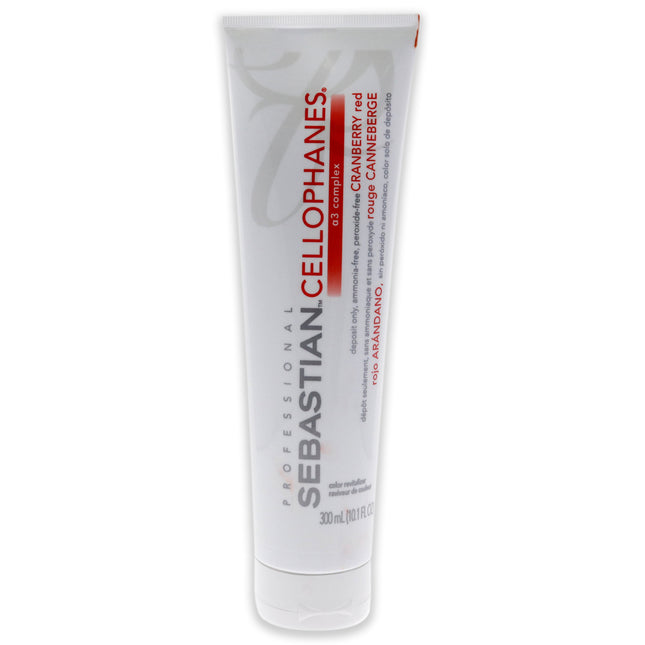 Sebastian Cellophanes Cranberry Red Hair Color for Women - 10.1 oz - Long Lasting Vibrant Red Color