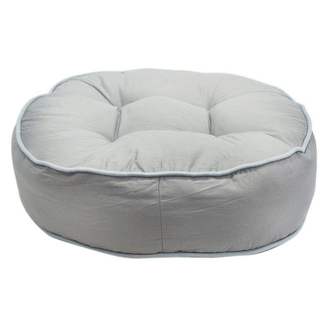 "Luxurious Wild Dove Pouf Pet Bed by Pet Maison - Comfy 27 x 8 Inch Pet Bed for Cats and Dogs"