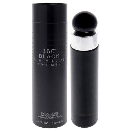 Explore the Sensational Fragrance of Perry Ellis 360 Black for Men - 3.4 oz EDT Spray