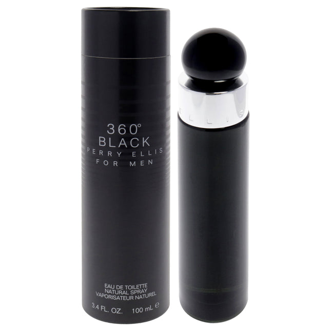 Explore the Sensational Fragrance of Perry Ellis 360 Black for Men - 3.4 oz EDT Spray