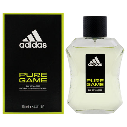 Adidas Pure Game for Men - 3.3 oz EDT Spray | Refreshing and Energizing Fragrance