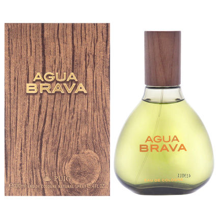 Agua Brava by Antonio Puig for Men - 3.4 oz EDC Spray: Refreshing, Masculine Fragrance