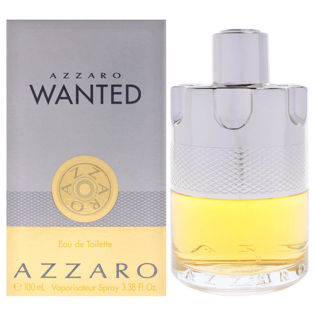 Azzaro Wanted by Azzaro for Men - 3.38 oz EDT Spray - Fragrance for the Modern Man