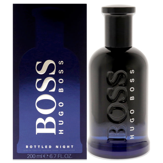 Hugo Boss Boss Bottled Night Men's EDT Spray - 6.7 oz - Best Prices & Fast Shipping