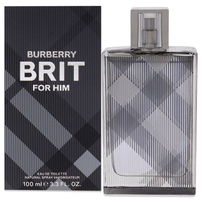Burberry Brit by Burberry for Men - 3.3 oz EDT Spray, A Timeless Fragrance for Men