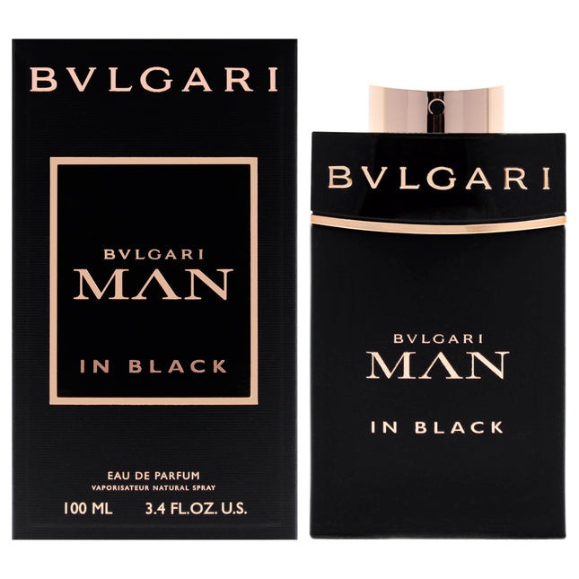 Bvlgari Man In Black by Bvlgari for Men 3.4 oz EDP Spray - Bold and Seductive Scent for Men