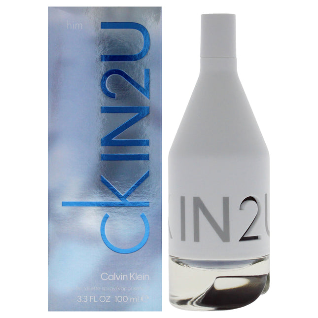 Calvin Klein CKIN2U for Men 3.3 oz EDT Spray - Refreshing Scent for Men
