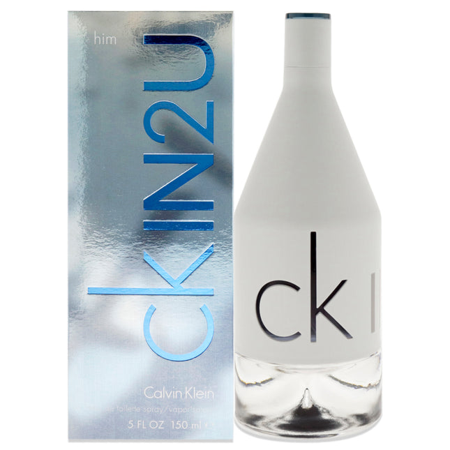 Calvin Klein CKIN2U Men's 5 oz EDT Spray - Refreshing and Modern Fragrance