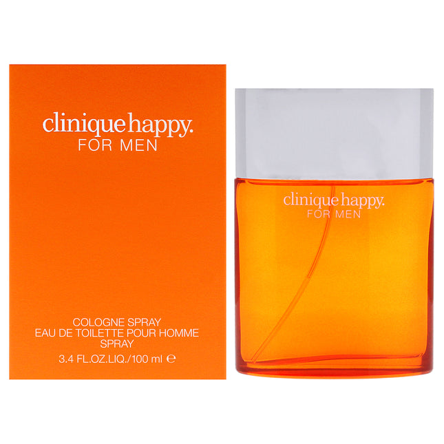 Clinique Happy for Men - 3.4 oz EDT Spray: A Refreshing Fragrance for Men