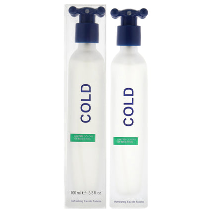 Buy Cold by United Colors of Benetton For Men - 3.3 oz EDT Spray at Great Prices