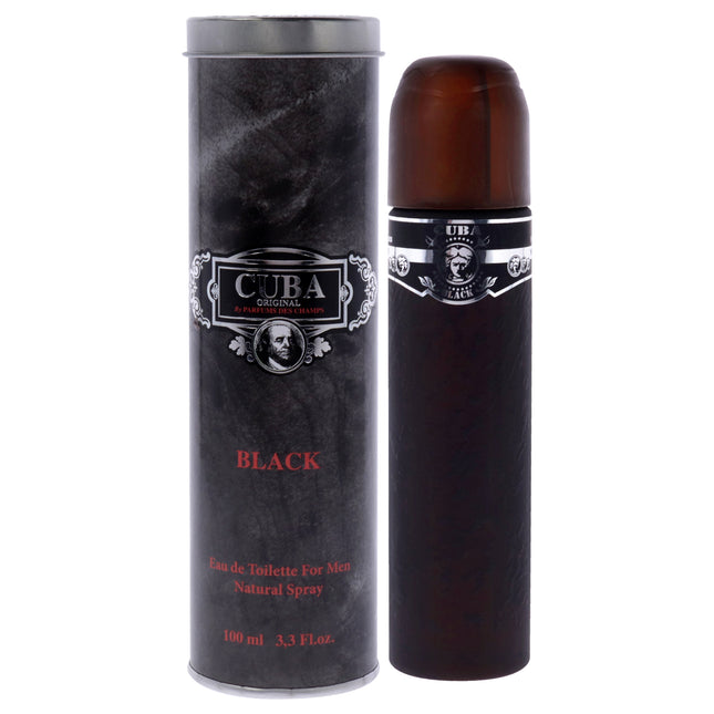 Get a Smoky and Sensual Scent with Cuba Black for Men - 3.3 oz EDT Spray