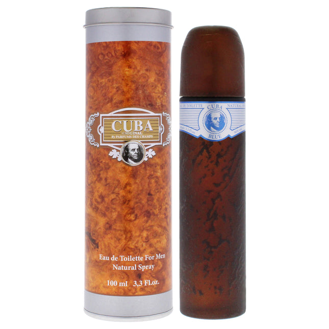 Cuba Blue by Cuba for Men - 3.3 oz EDT Spray: A Fresh and Masculine Fragrance for Every Day