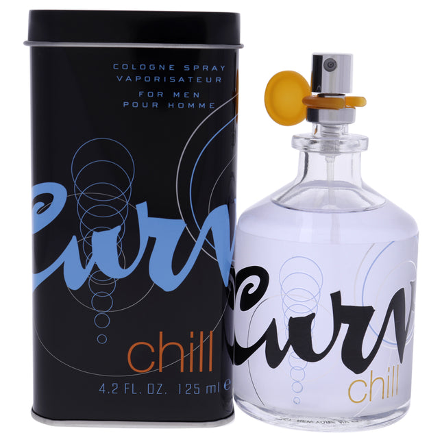 Curve Chill by Liz Claiborne for Men - 4.2 oz Cologne Spray | Refreshing Fragrance for Men
