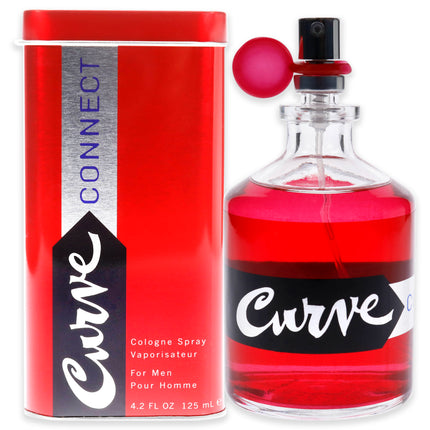 Curve Connect by Liz Claiborne for Men - 4.2 oz Cologne Spray - Long Lasting Fragrance for Men