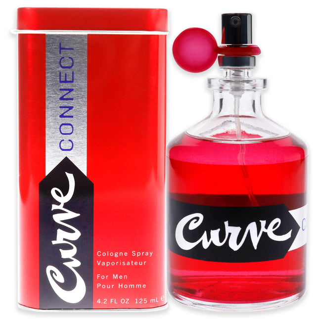 Curve Connect by Liz Claiborne for Men - 4.2 oz Cologne Spray - Long Lasting Fragrance for Men