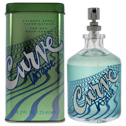 Curve Wave by Liz Claiborne for Men - 4.2 oz Cologne Spray for a Fresh and Invigorating Scent