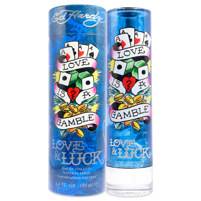 Ed Hardy Love and Luck by Christian Audigier for Men - 3.4 oz EDT Spray - Shop the Best Fragrance for Men!