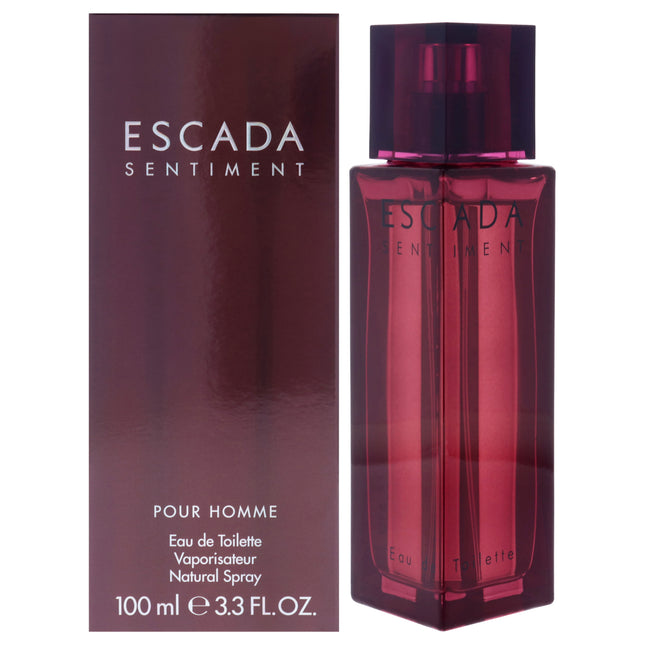 Escada Sentiment for Men - 3.3 oz EDT Spray: Overview and Reviews