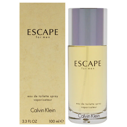 Escape by Calvin Klein for Men - 3.3 oz EDT Spray: A sophisticated fragrance for the modern man