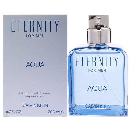 Calvin Klein Eternity Aqua for Men 6.7 oz EDT Spray - Fragrance for Men
