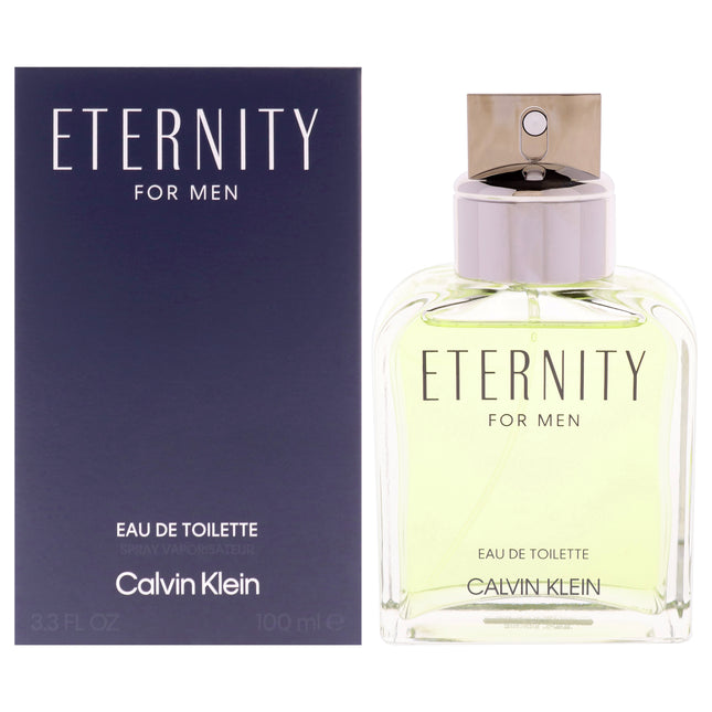 Eternity by Calvin Klein for Men - 3.3 oz EDT Spray - A Timeless Fragrance for Men