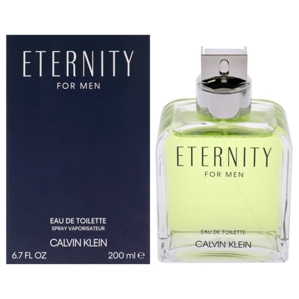 Calvin Klein Eternity for Men 6.7 oz EDT Spray - A Timeless Fragrance for Him