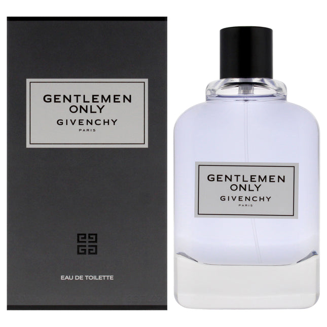 "Givenchy Gentlemen Only Men's EDT Spray - 3.3 oz, Alluring Fragrance for Sophisticated Gents"