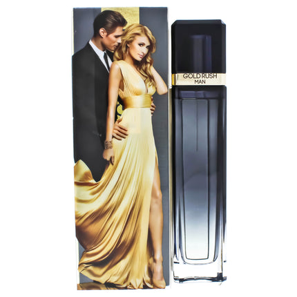 Paris Hilton Gold Rush for Men - 3.4 oz EDT Spray: A Luxurious Fragrance for Him