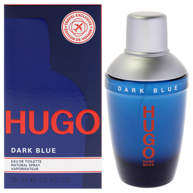 Hugo Dark Blue by Hugo Boss for Men - 2.5 oz EDT Spray, Fresh and Masculine Fragrance