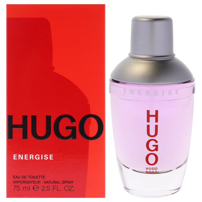 Hugo Energise by Hugo Boss for Men - 2.5 oz EDT Spray | The Ultimate Energy Boost in a Bottle