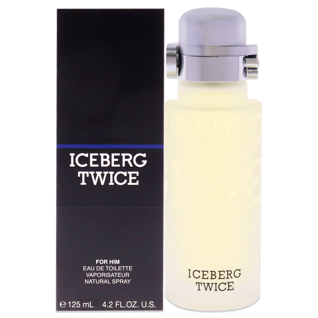 Iceberg Twice by Iceberg for Men - 4.2 oz EDT Spray: A Fresh and Masculine Fragrance
