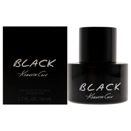 Kenneth Cole Black by Kenneth Cole for Men 1.7 oz EDT Spray - Bold and seductive fragrance for men