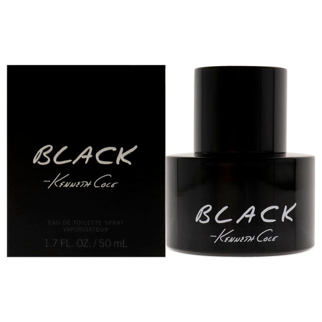 Kenneth Cole Black by Kenneth Cole for Men 1.7 oz EDT Spray - Bold and seductive fragrance for men