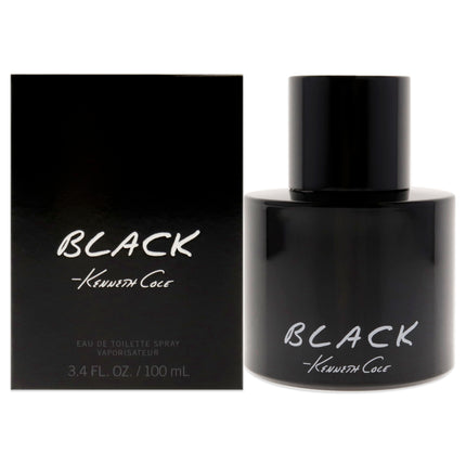 Kenneth Cole Black by Kenneth Cole for Men - 3.4 oz EDT Spray - Long Lasting Fragrance for Men