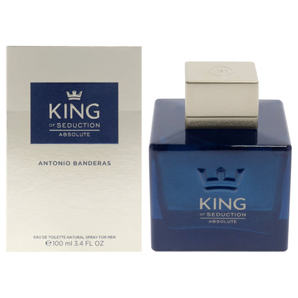 Antonio Banderas King of Seduction Absolute Men's EDT Spray - 3.4 oz