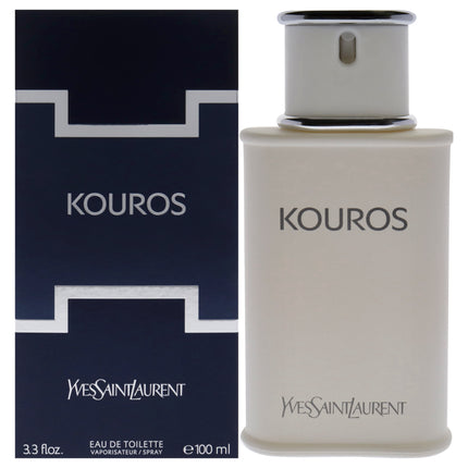 Yves Saint Laurent Kouros for Men - 3.3 oz EDT Spray, Fresh & Masculine Fragrance