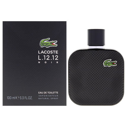Lacoste Eau De Lacoste L.12.12 Noir for Men - 3.3 oz EDT Spray