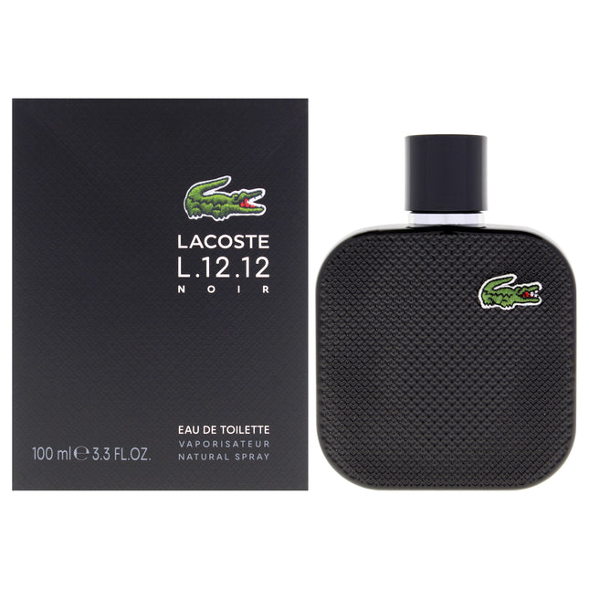 Lacoste Eau De Lacoste L.12.12 Noir for Men - 3.3 oz EDT Spray