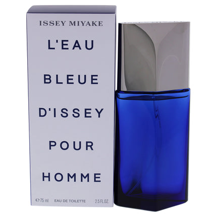 Issey Miyake Leau Bleue Dissey Pour Homme for Men - 2.5 oz EDT Spray - Refreshing Fragrance for Him