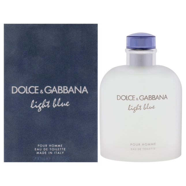 Dolce and Gabbana Light Blue for Men - 6.7 oz EDT Spray - Authentic and Fresh Fragrance