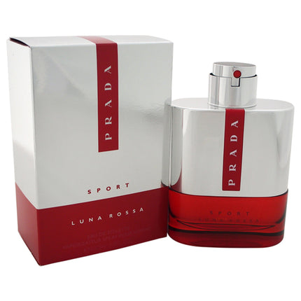 Prada Luna Rossa Sport 3.4 oz EDT Spray for Men - Long-Lasting Fragrance for Active Lifestyles