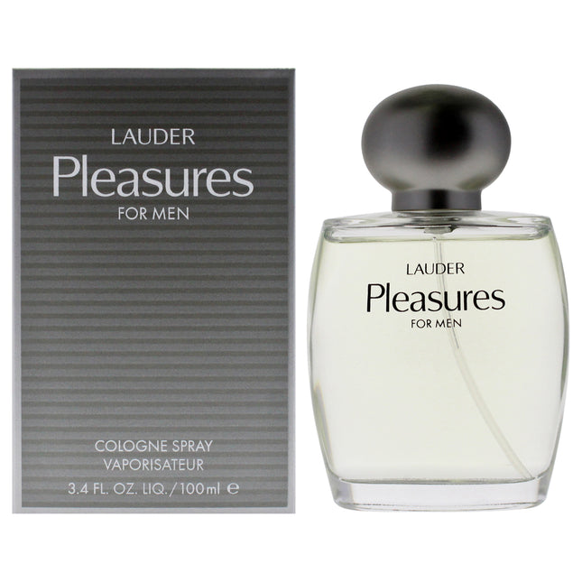 Pleasures by Estee Lauder for Men - 3.4 oz Cologne Spray - Fragrance for Him