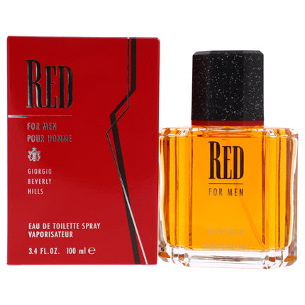 Red by Giorgio Beverly Hills for Men - 3.4 oz EDT Spray: A Bold and Masculine Fragrance