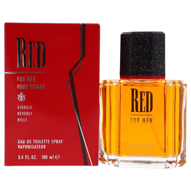 Red by Giorgio Beverly Hills for Men - 3.4 oz EDT Spray: A Bold and Masculine Fragrance