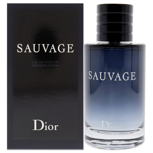 Discover the Bold Masculinity of Sauvage by Christian Dior for Men - 3.4 oz EDT Spray (Refillable)